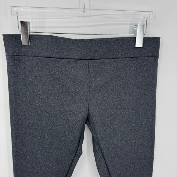 Matty M leggings women's XL ponte pull on skinny crop stretch charcoal gray NEW - Picture 3 of 8